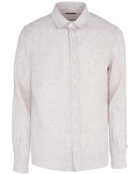 Peserico - Striped Linen Shirt - Lyst