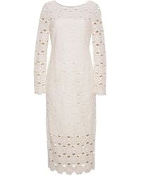 Cara Cara - Marsielle Lace Midi Dress - Lyst