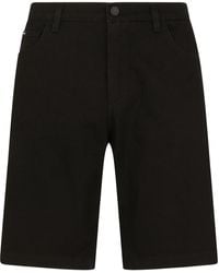 Dolce & Gabbana - Knielange Jeans-Shorts - Lyst