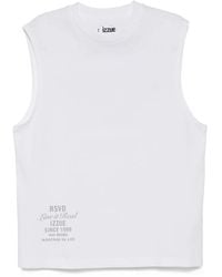 Izzue - Chaleco con logo estampado - Lyst