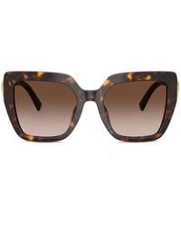 Dolce & Gabbana - Cat-Eye Tortoiseshell Sunglasses - Lyst