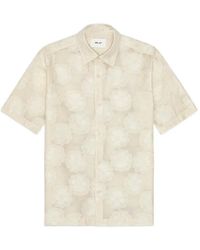 NN07 - Floral-Embroidered Short-Sleeve Shirt - Lyst