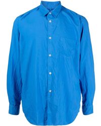 Comme des Garçons - Patch-pocket Long-sleeved Shirt - Lyst