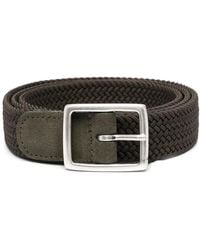 Dell'Oglio - Mastic Elasticated Suede Belt - Lyst