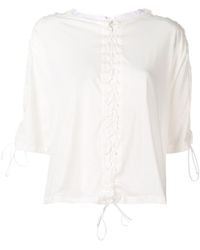 Unravel Project - Lace-up T-shirt - Lyst
