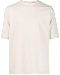 Kiton - Round Neck Cotton T-shirt - Lyst