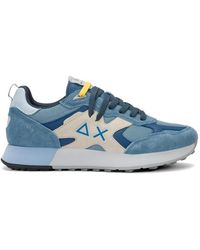 Sun 68 - Logo-Detail Sneakers - Lyst