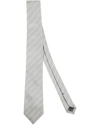 Errico Formicola - Cravate En Soie À Rayures Diagonales - Lyst