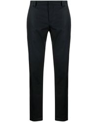 PT Torino - Mid-rise Tailored Cotton-blend Trousers - Lyst