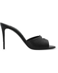 Dolce & Gabbana - Cutout Logo Mules - Lyst