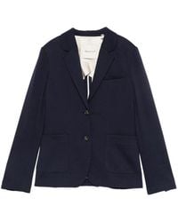 GANT - Single-Breasted Notch-Lapel Blazer - Lyst