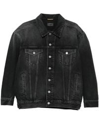 Saint Laurent - Oversized Denim Jacket - Lyst