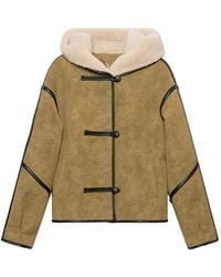 Stand Studio - Veste Fia À Capuche Et Fermeture À Brandebourgs - Lyst
