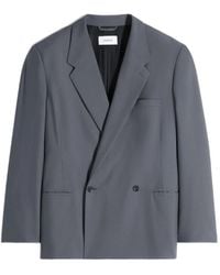 Lemaire - Tailored Double-Breasted Jacket - Lyst