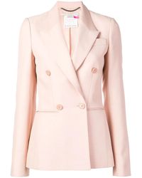 Stella McCartney - Blazer Met Gekerfde Revers - Lyst
