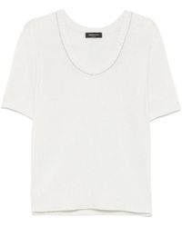 Fabiana Filippi - T-Shirt Con Perline - Lyst