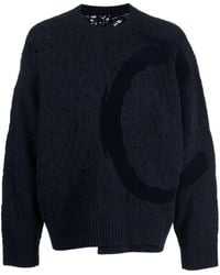 CROQUIS - Distressed Knit Jumper - Lyst