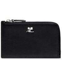 Courreges - Porte-Cartes À Fermeture Zippée - Lyst