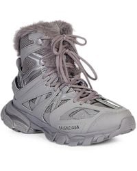 Balenciaga - Track Hike Lace-Up High-Top Sneakers - Lyst