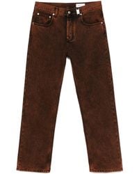 McQueen - Straight-Leg Jeans - Lyst