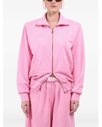 ROWEN ROSE - Sweat Droit À Fermeture Zippée - Lyst