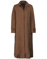 Moorer - Rixta-Wfc Buttoned Single-Breasted Coat - Lyst