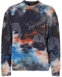 Just Cavalli - Tie-Dye Distressed Sweater - Lyst