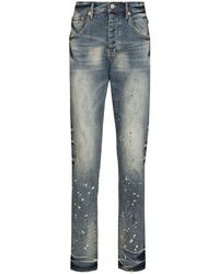 Purple Brand - Vintage Spotted Tapered-leg Jeans - Lyst