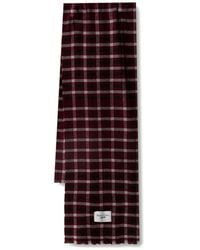 Marc O' Polo - Check-Pattern Frayed Scarf - Lyst