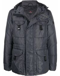 Peuterey - Flap-Pockets Hooded Padded Jacket - Lyst