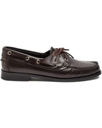 Aeyde - Harris Lace-Up Leather Loafers - Lyst
