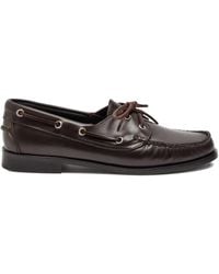 Aeyde - Harris Lace-Up Leather Loafers - Lyst