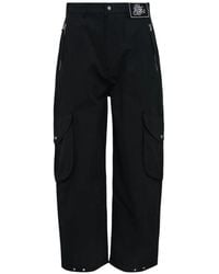 JUNTAE KIM - Artisanal Petal Pocket Cotton Cargo Trousers - Lyst