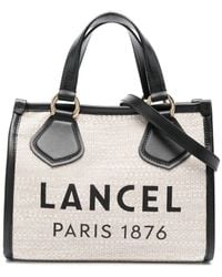 Lancel - Bolso shopper con logo estampado - Lyst