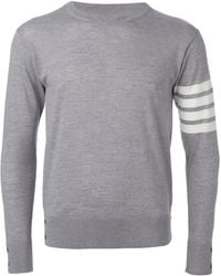 Thom Browne - Maglione Con Dettaglio A 4 Righe - Lyst