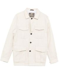 N.Peal Cashmere - Herringbone Jacket - Lyst
