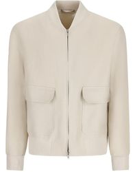 Lardini - Zip-Fastening Flap-Pocket Jacket - Lyst