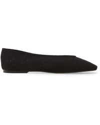 Calvin Klein - Monogram-Patterned Ballet Flats - Lyst