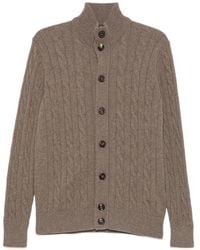 FILIPPO DE LAURENTIIS - Cable-Knit Cardigan - Lyst
