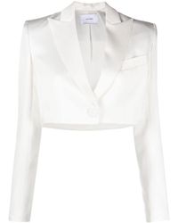 Alex Perry - Crepe Cropped Blazer - Lyst