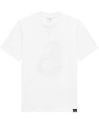 Courreges - T-Shirt Mit Logo-Patch - Lyst
