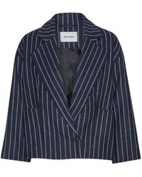 Henrik Vibskov - Shady Pinstripe Lapel Jacket - Lyst