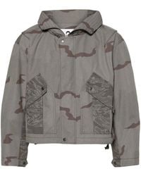 Marine Serre - Giacca Con Stampa Camouflage - Lyst