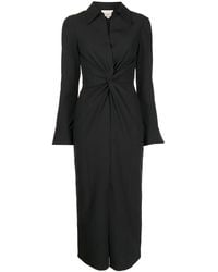Cinq À Sept - Mckenna Twist Midi Shirt Dress - Lyst