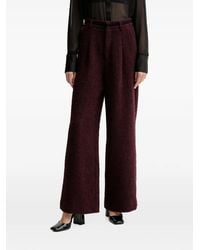 Gestuz - Bouclé-Knit Wide-Leg Trousers - Lyst