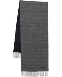 ZEGNA - Fine-Checked Scarf - Lyst