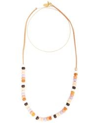 Forte Forte - Bead-embellished Double-stranded Necklace - Lyst