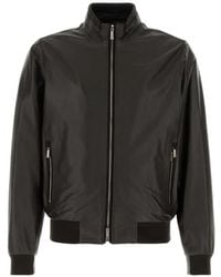 Moorer - Zip Up Bomber Jacket - Lyst
