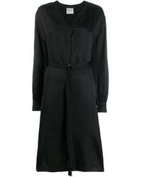 forte_forte - Belted Shirt Midi Dress - Lyst