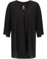 Rick Owens - V-Neck Short-Sleeve T-Shirt - Lyst